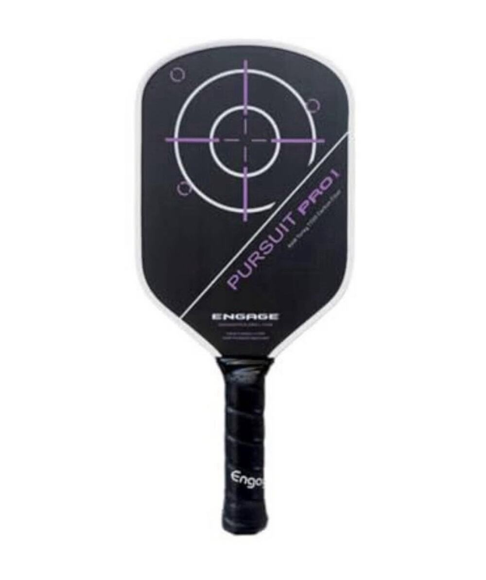 Engage Pursuit Pro1 Pickleball Paddle Raw Toray T700 Carbon Fiber MachPro Core